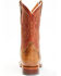 Image #5 - Cody James Men's Upper Two-Tone Leather Western Boots - Broad Square Toe , Orange, hi-res