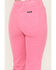 Image #4 - Rolla's Women's Mid Rise Thin Wale Corduroy Stretch Straight Jeans, Pink, hi-res