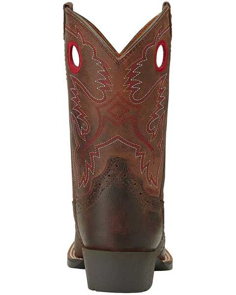 Image #5 - Ariat Boys' Rough Stock Western Boots - Square Toe, , hi-res