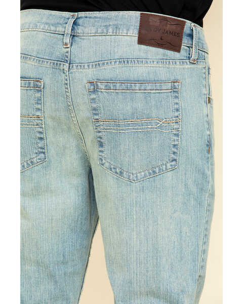 Image #4 - Cody James River Men's Light Wash Stretch Slim Straight Jeans , , hi-res