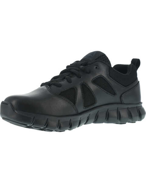 Image #2 - Reebok Men's Sublite Cushion Tactical Oxford Shoes - Soft Toe , Black, hi-res