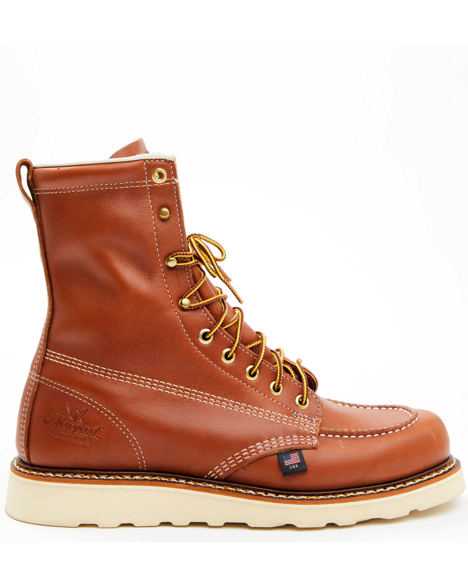 Thorogood Men s 8 American Heritage Moc Work Boots Soft Toe Boot Barn