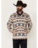 Image #1 - Rock & Roll Denim Men's Striped 1/4 Zip Pullover, Natural, hi-res