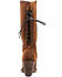 Dan Post Women's Corsette Back Lace Tall Western Leather Boots - Snip Toe, Red, hi-res