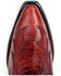 Image #6 - Ferrini Women's Scarlett Western Boots - Snip Toe, Red, hi-res