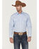 Resistol Men's Destin Long Sleeve Snap Western Shirt , Blue, hi-res