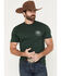 Image #2 - Howitzer Men's Defiant 76 Short Sleeve Graphic T-Shirt, Green, hi-res