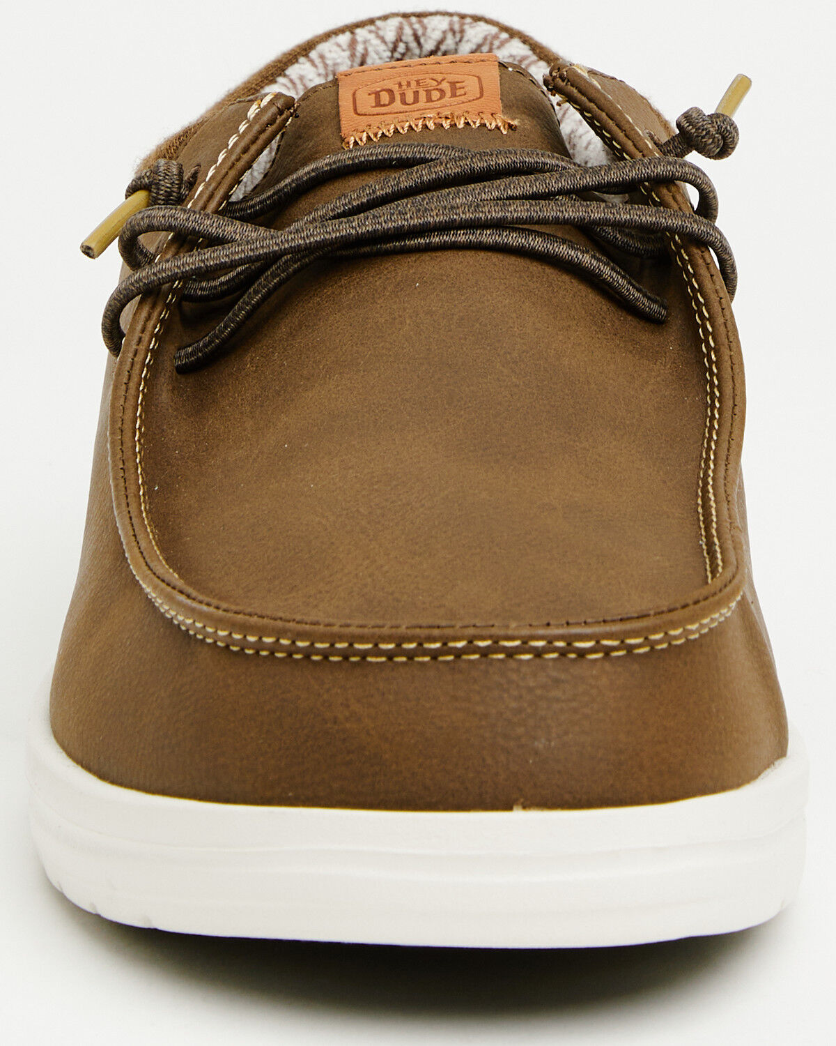 Image #4 - HEYDUDE Men's Paul Classic Shoes - Moc Toe, Brown, hi-res