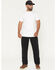 Image #1 - Thorogood Men's Infinity DWR Soft Shell Relaxed Straight Stretch Work Pants, Black, hi-res