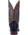 Image #4 - Dan Post Men's Deuce Western Performance Boots - Broad Square Toe, Black/brown, hi-res
