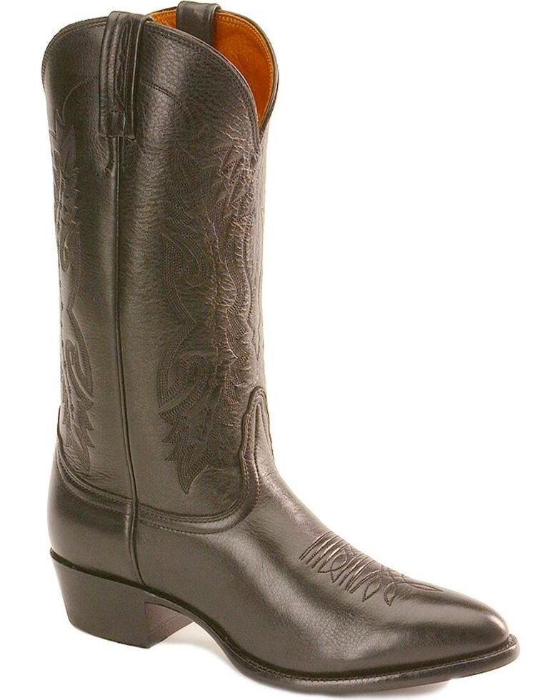 cowskin cowboy boots
