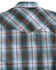 Image #2 - Tin Haul Men's Turquoise Plaid Long Sleeve Western Shirt, , hi-res