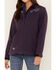 Image #3 - Cowgirl Hardware Women's Filigree Embroidered Emblem Softshell Jacket, Purple, hi-res
