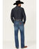 Image #3 - Wrangler Retro Men's Blaze Medium Wash Slim Bootcut Stretch Denim Jeans, Medium Wash, hi-res
