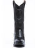 Image #4 - Dan Post Women's Black Caiman Belly Western Boots - Snip Toe, , hi-res