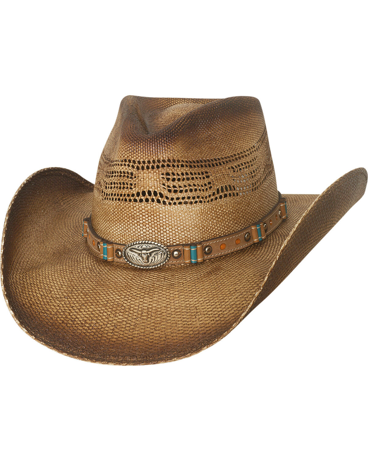 mens white straw cowboy hat