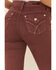 Image #4 - Miss Me Women's Dusty Pink High Rise Flare Jeans, , hi-res