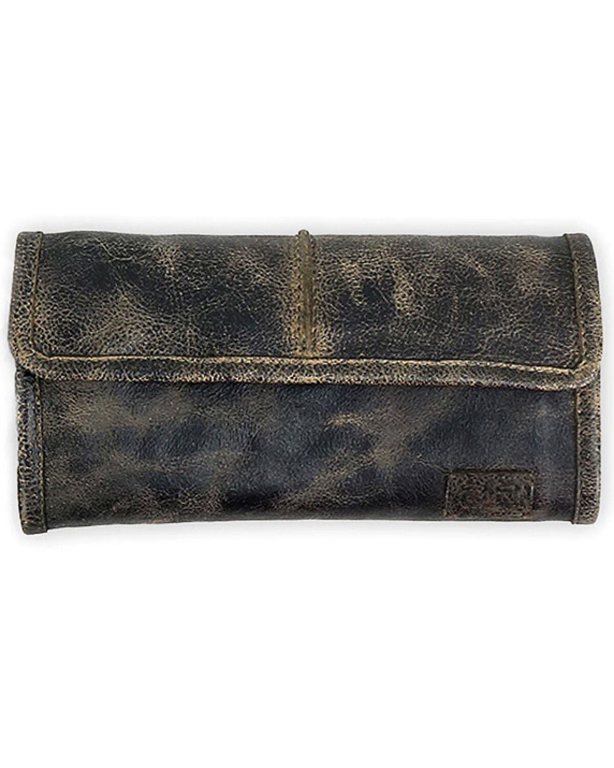 Image #1 - Bed Stu Women's Canton Leather Wallet, Black, hi-res