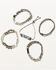 Image #1 - Shyanne Women's Enchanted Forest Stretch Bracelet Set, Pewter, hi-res