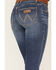 Wrangler Retro Women's Mae Flare Mid Rise Faith Denim Jeans, Blue, hi-res