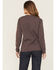 Image #4 - Carhartt Women's Loose Fit Heavyweight Long Sleeve Logo Graphic Work Tee, Purple, hi-res