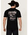 Image #4 - Buckwear Men's Freedom Infringed Short Sleeve Graphic T-Shirt, Black, hi-res