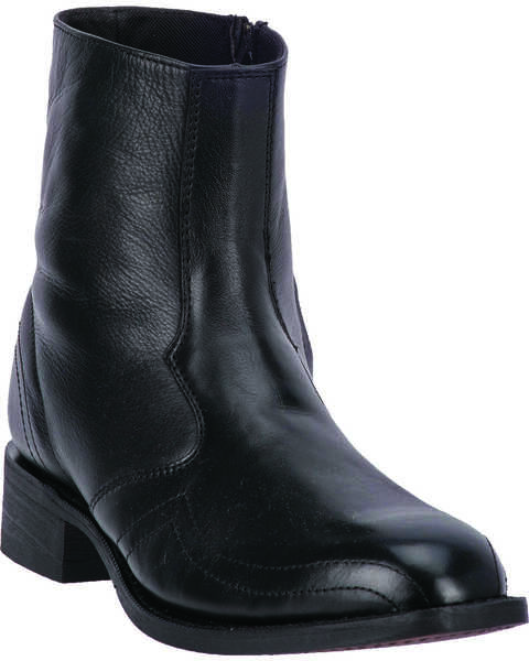 Image #1 - Laredo Men's Hoaxie Side-Zip Short Boots - Square Toe, , hi-res