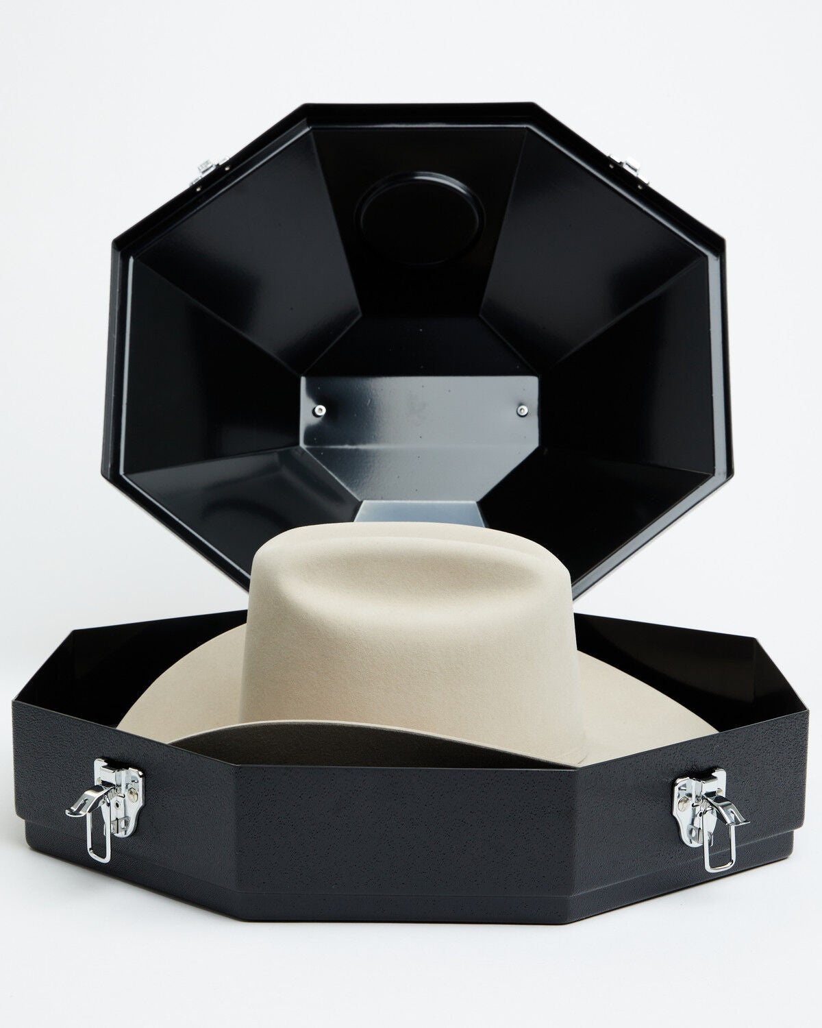 Image #4 - Stetson El Presidente 100X Felt Cowboy Hat, Silver Belly, hi-res
