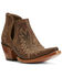 Image #1 - Ariat Women's Dixon Weathered Western Booties - Snip Toe, Brown, hi-res