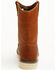 Image #5 - Hawx Men's Pull-On Barnyard Leather Work Boots - Soft Toe, Tan, hi-res