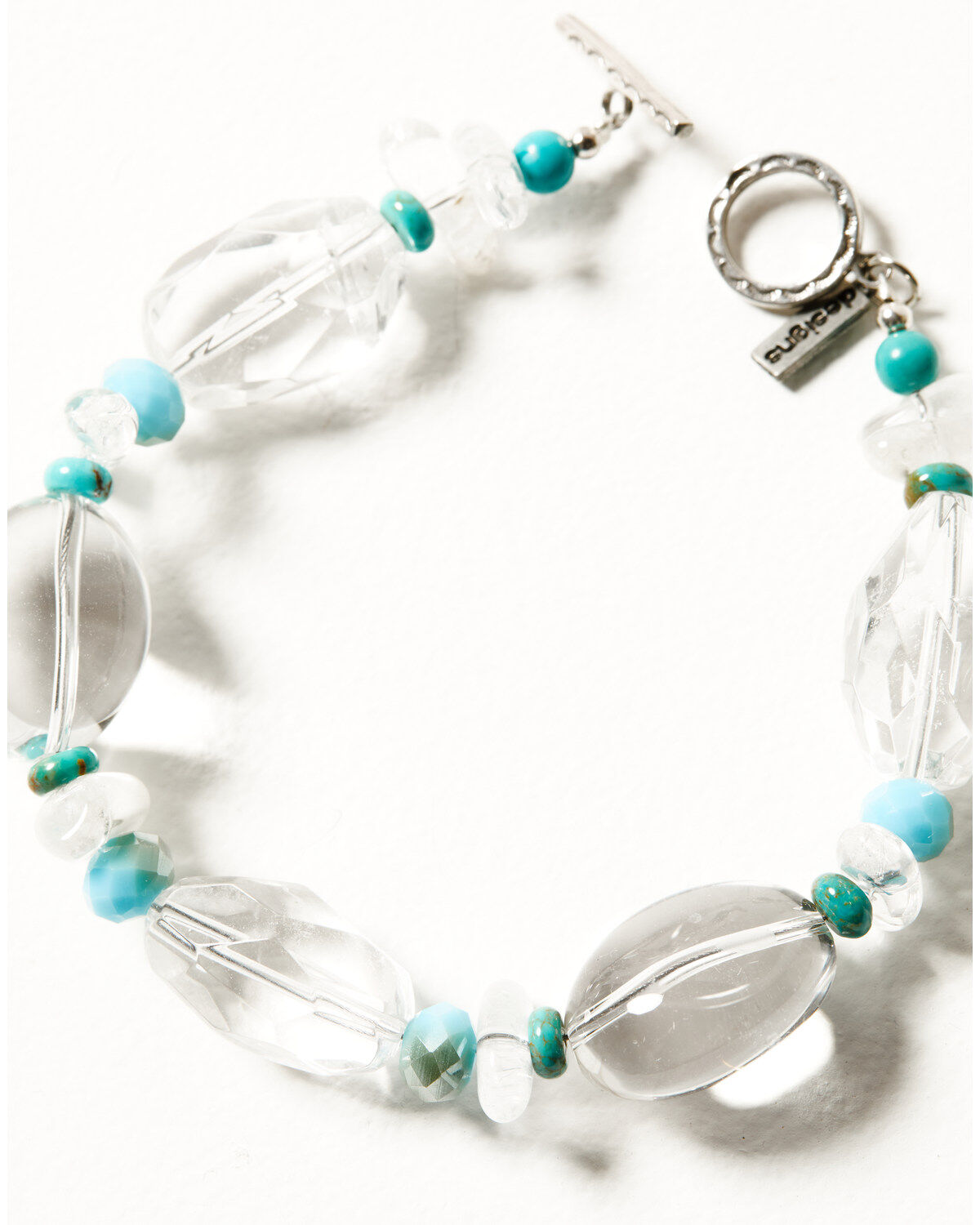 Image #2 - Paige Wallace Women's Quartz & Turquoise Bracelet, Turquoise, hi-res