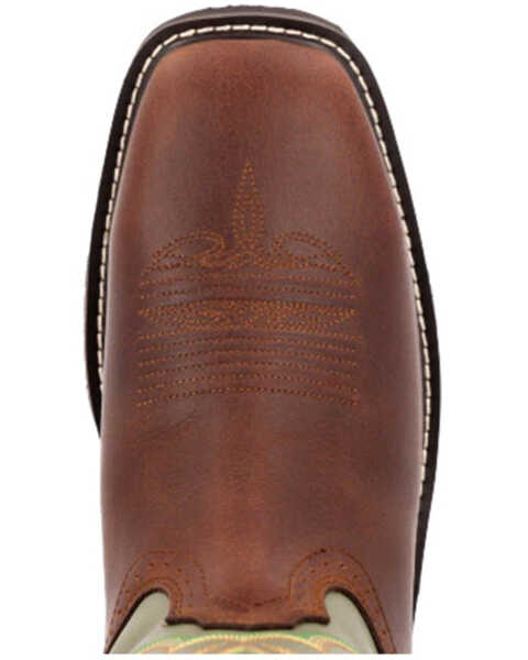 Image #6 - Durango Men's Workhorse Western Work Boots - Steel Toe, Chestnut, hi-res