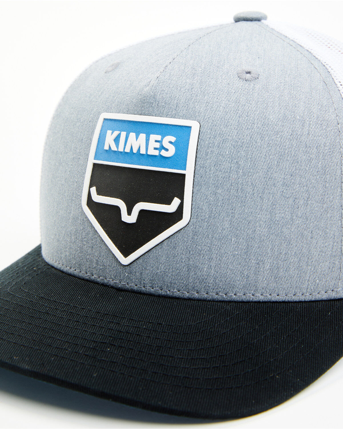 Image #2 - Kimes Ranch Men's Wedge Logo Patch Ball Cap, Heather Grey, hi-res