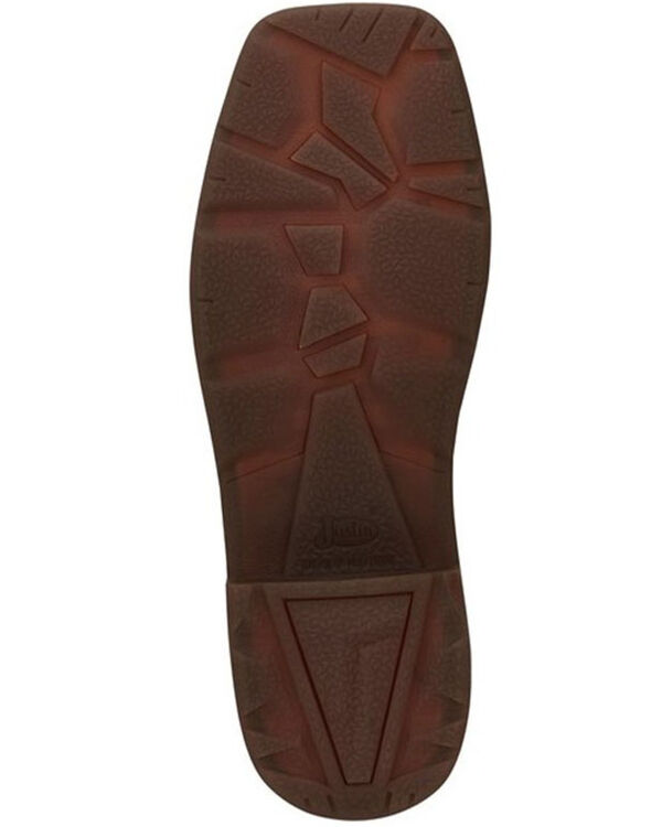 ジャスティン Justin Original Workboots Stampede Rush Waterproof Square Composite Toe Work レディース