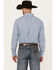 Image #4 - Wrangler Men's Geo Print Long Sleeve Button-Down Stretch Western Shirt, Blue, hi-res