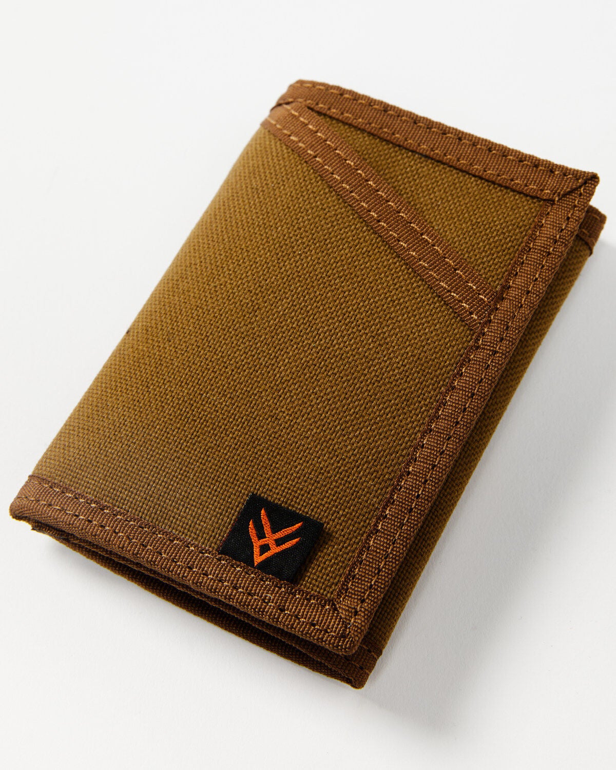 Hawx Men's Pecan Nylon Bi-Fold Wallet, Pecan, hi-res