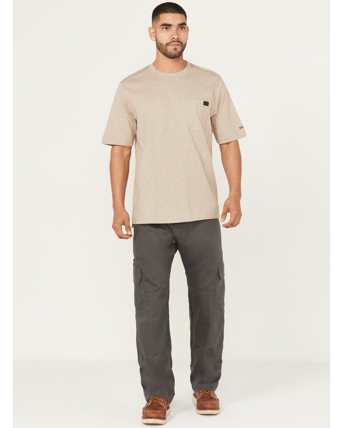 Dickies Men's Durastretch Ranger Duck Canvas Cargo Work Pants, Slate, hi-res