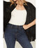 Image #3 - Rock & Roll Denim Women's Fringe Studded Faux Suede Embroidered Cap, Black, hi-res