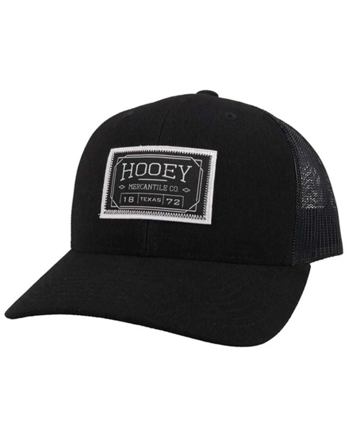 Hooey Men's Doc Trucker Cap, Black, hi-res