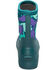 Image #5 - Bogs Girls' York Seamless Catmo Rubber Boots, Teal, hi-res
