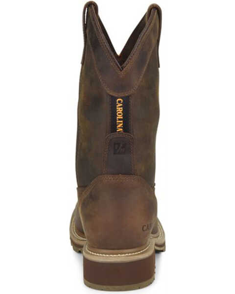 Image #3 - Carolina Men's Girder Western Work Boots - Composite Toe, Brown, hi-res