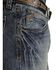 Image #2 - Ariat Men's M4 Fashion Boot Cut Jeans, Med Stone, hi-res