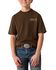 Image #1 - Ariat Boys' Rocky Bull Short Sleeve Graphic T-Shirt, Brown, hi-res