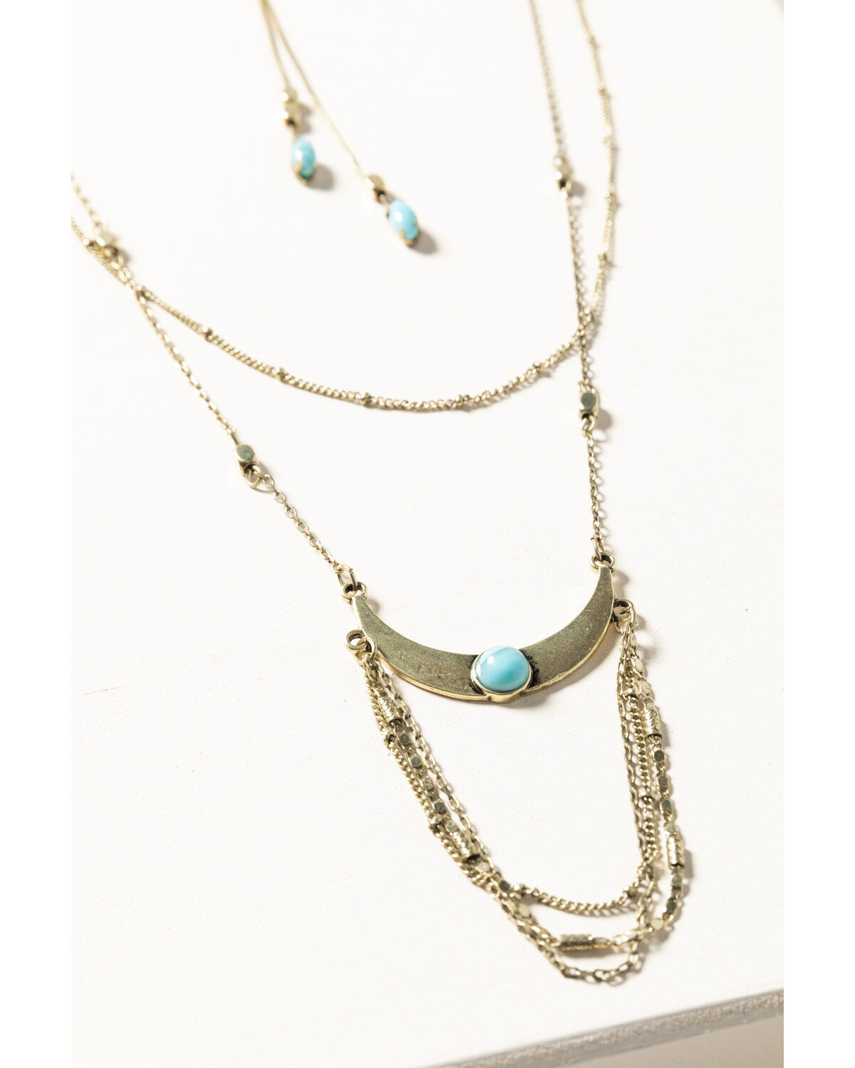 Image #1 - Shyanne Women's Gilded Gold Slim Chain Necklace, Gold, hi-res