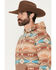 Image #2 - Cody James Men's Denver Southwestern Print Hooded Sweatshirt, Brown, hi-res