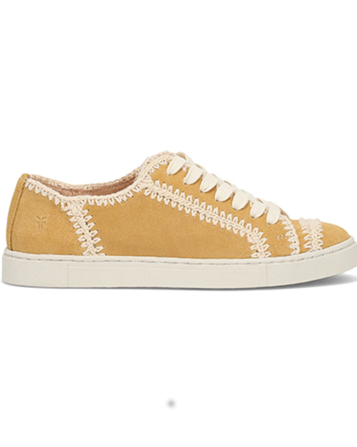 Image #2 - Frye Women's Ivy Crochet Low Lace Sneakers, Yellow, hi-res
