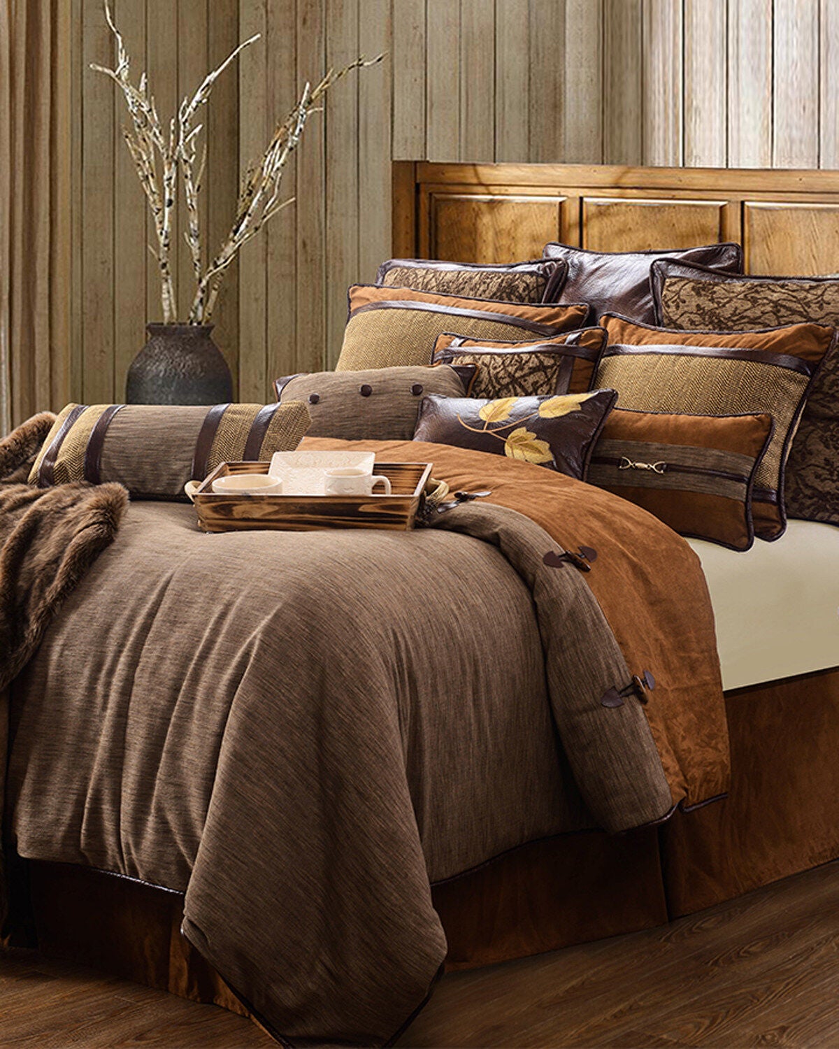 HiEnd Accents Highland Lodge 5-Piece Bed Set - Super King, Multi, hi-res