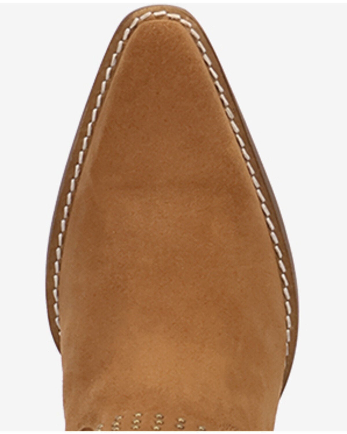 Image #6 - Dingo Women's Scrunchy Suede Booties - Snip Toe, Brown, hi-res