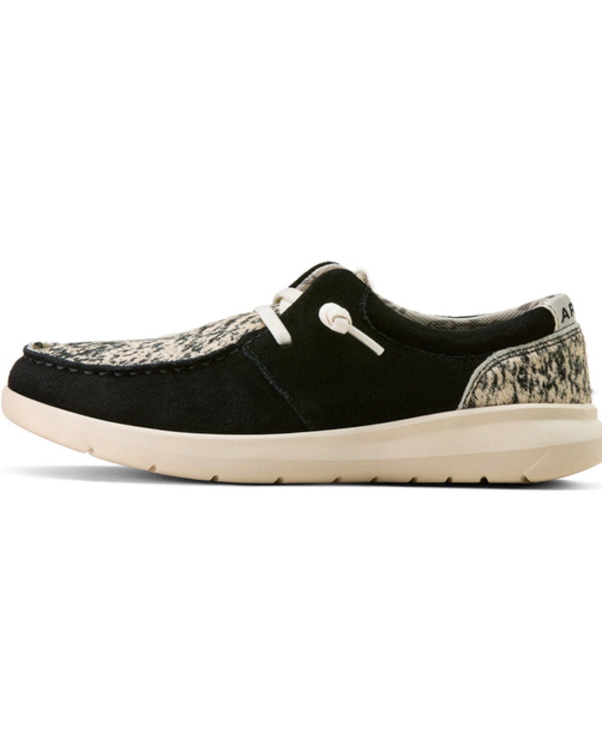 Image #2 - Ariat Women's Hilo Hairon Casual Shoes - Moc Toe, Black, hi-res