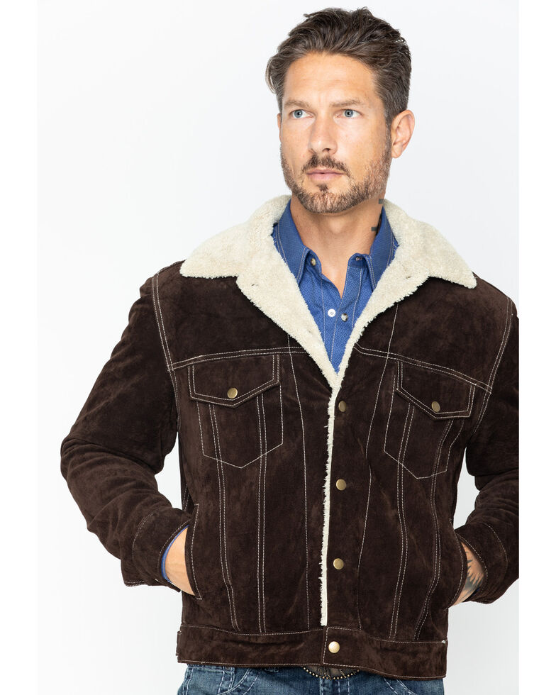 Scully Men's Boar Suede Pilot Jacket Boot Barn